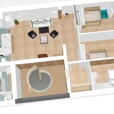Grand Aéré Avec Terrasse Apartamento